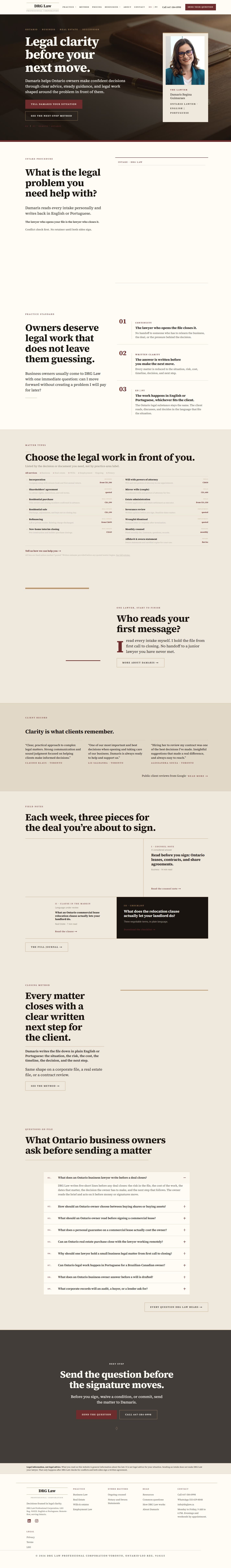 DRG Law new branded site after CaseLoad Select, June 2026